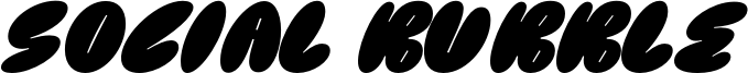 Social Bubble Font