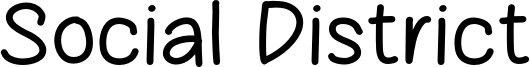 Social District Font