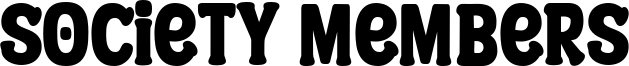 Society Members Font