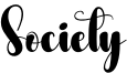 Society Font