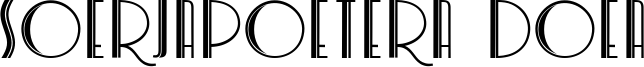 Soerjapoetera Doea Font