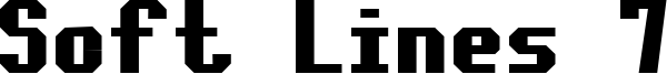 Soft Lines 7 Font