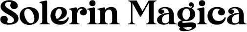 Solerin Magica Font