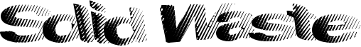 Solid Waste Font