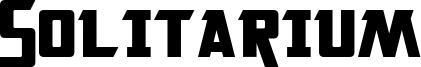 Solitarium Font