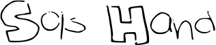 Sols Hand Font