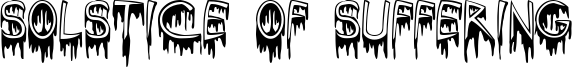 Solstice Of Suffering Font