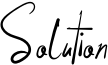 Solution Font