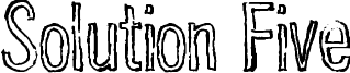 Solution Five Font