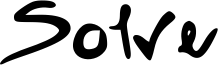 Solve Font