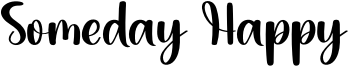 Someday Happy Font