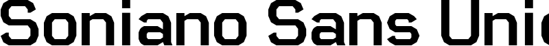 Soniano Sans Unicode Font