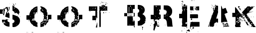 Soot Break Font