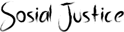 Sosial Justice Font