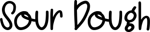Sour Dough Font
