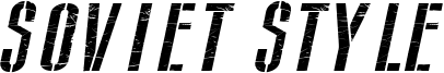 Soviet Style Italic.ttf