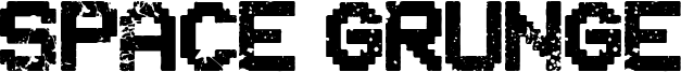 Space Grunge Font