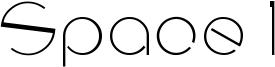 Space 1 Font