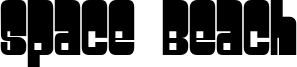 Space Beach Font