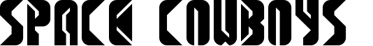 Space Cowboys  Font