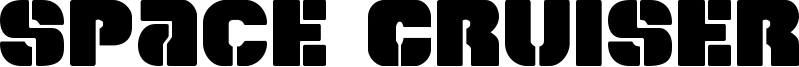 Space Cruiser Font