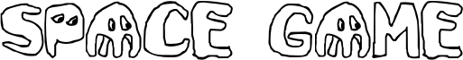 Space Game Font
