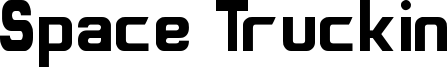 Space Truckin Font