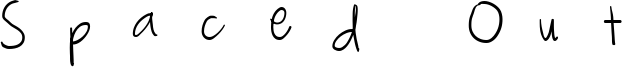 Spaced Out Font