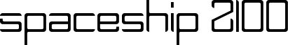 Spaceship 2100 Font
