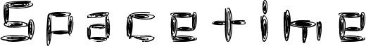 Spacetime Font