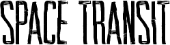 Space Transit Font