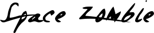Space Zombie Font