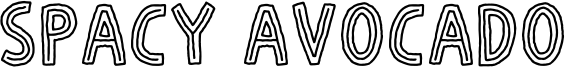 Spacy Avocado Font