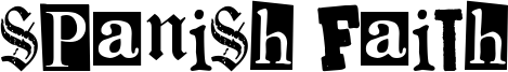 Spanish Faith Font
