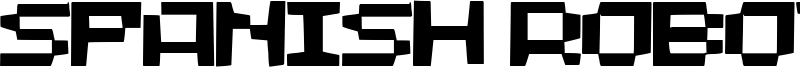 Spanish Robot Font