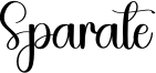 Sparate Font