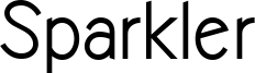 Sparkler Font