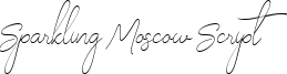 Sparkling Moscow Script Font