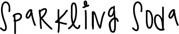 Sparkling Soda Font