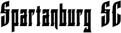 Spartanburg SC Font