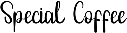 Special Coffee Font