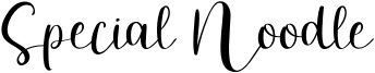 Special Noodle Font