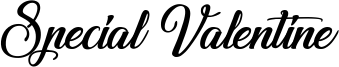 Special Valentine Font