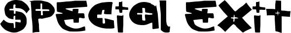 Special Exit Font