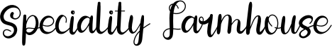 Speciality Farmhouse Font