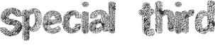 Special Third Font