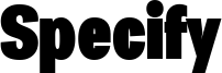SpecifyPERSONAL-ConBlack.ttf