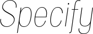 SpecifyPERSONAL-ConThinItalic.ttf