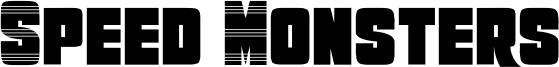 Speed Monsters Font