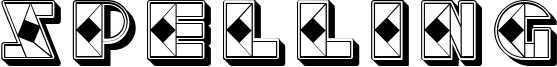 Spelling Font